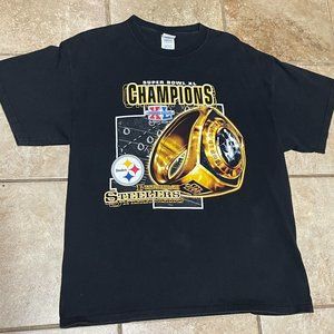 Vintage Pittsburgh Steelers Super Bowl Men's TShirt